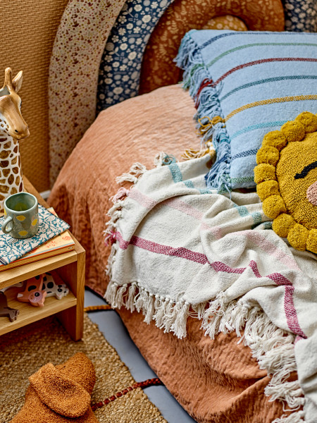 Frey Throw, Multi, Recycled Cotton - Image 2