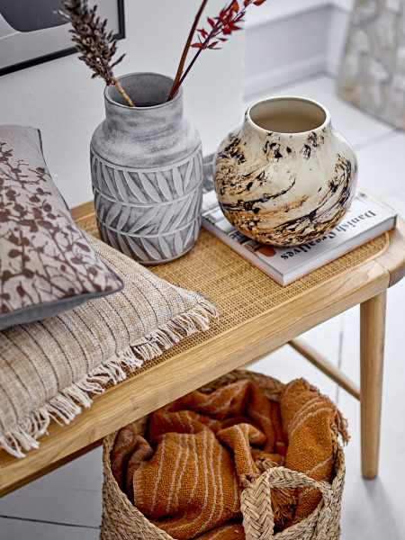 Ginna Throw, Brown, Recycled Cotton - Image 5