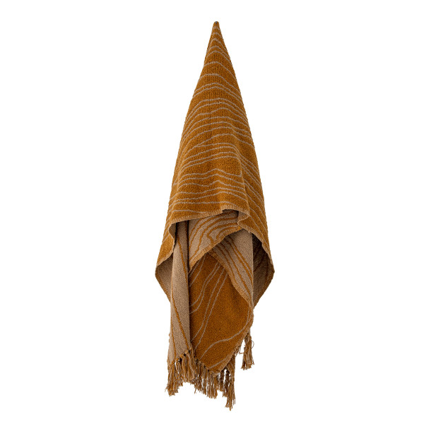 Ginna Throw, Brown, Recycled Cotton - Image 3