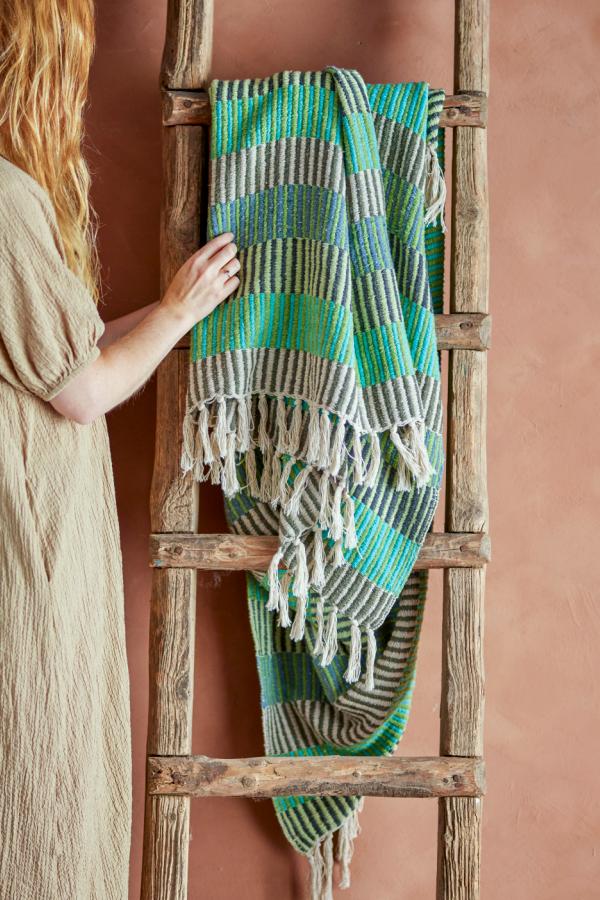 Isnel Throw, Multi, Recycled Cotton - Image 2